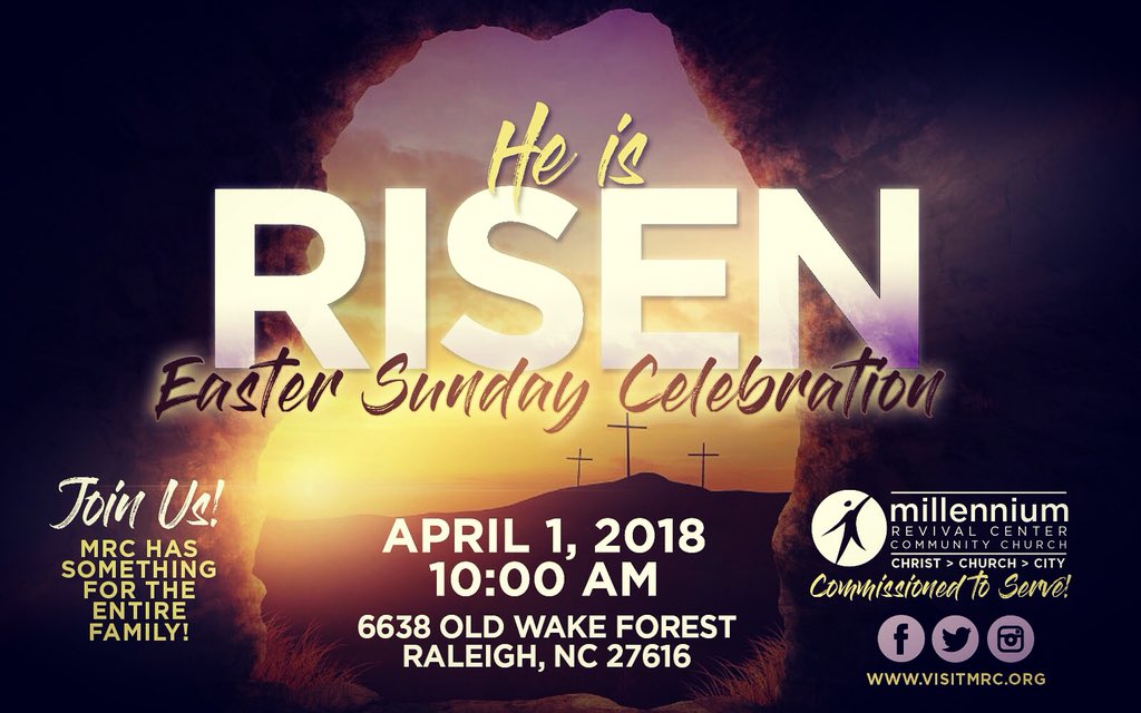 VisitKEM's tweet photo. Plan for your family and friends to meet us for Easter Sunday!
#visitmrc #commissionedToServe https://t.co/XuqTJH56Co