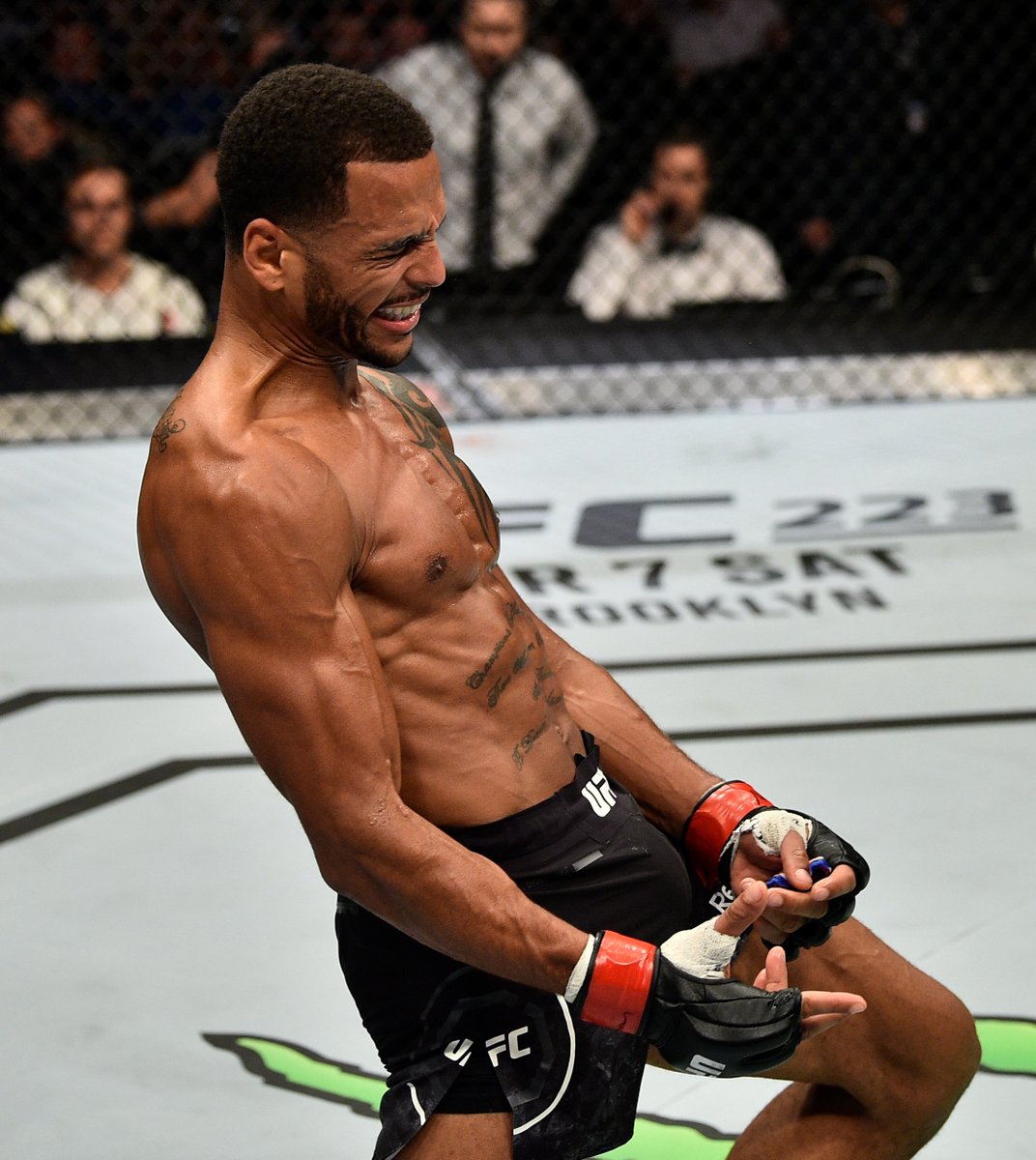 ufc's tweet photo. The powerful left hand gets @DanHotChocolate 🔥🍫 the KO! #UFCLondon https://t.co/MzX3BUEyO6