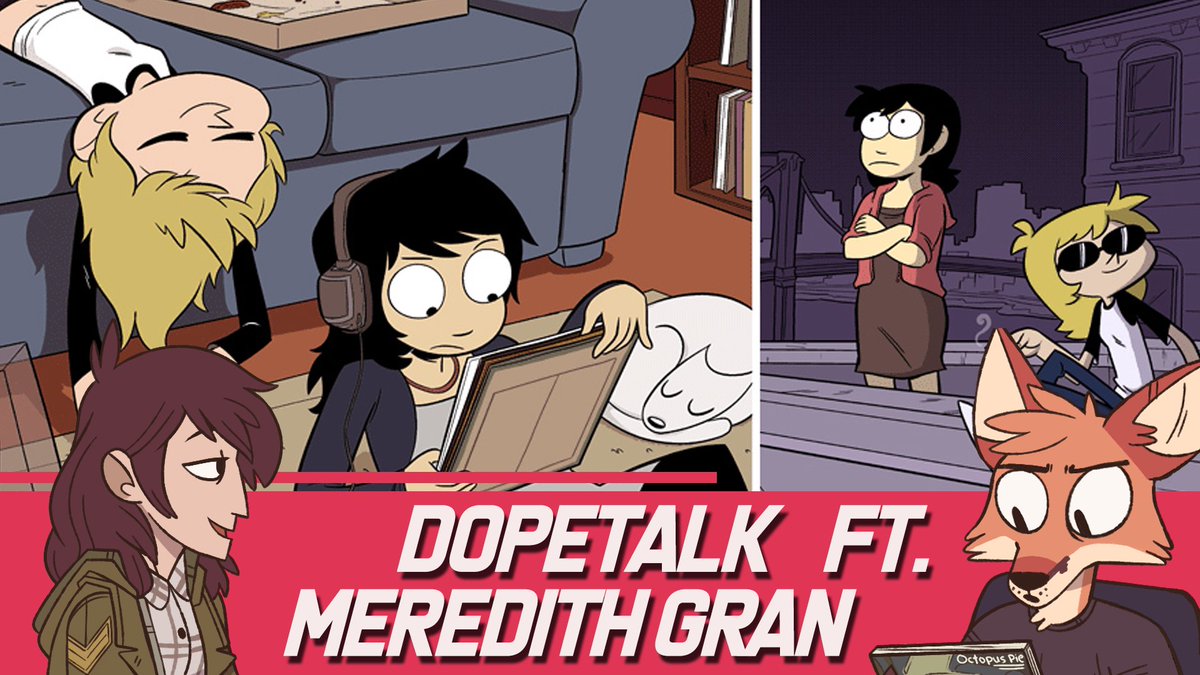 Hey punks, <a href="/granulac/">Meredith Gran</a>'s episode of DOPETALK is officially up!
Wanna learn about comics, self publishing and hella sick writing? Check it out!
youtu.be/HPwfkeci57Y