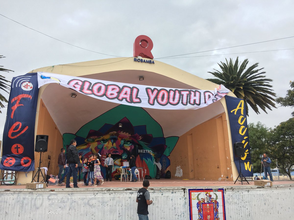 Nos alistamos para iniciar #GYD18 desde #Riobamba #Ecuador 
<a href="/prertonkohler/">Erton C Kohler</a> <a href="/brunoraso/">Bruno Raso</a>