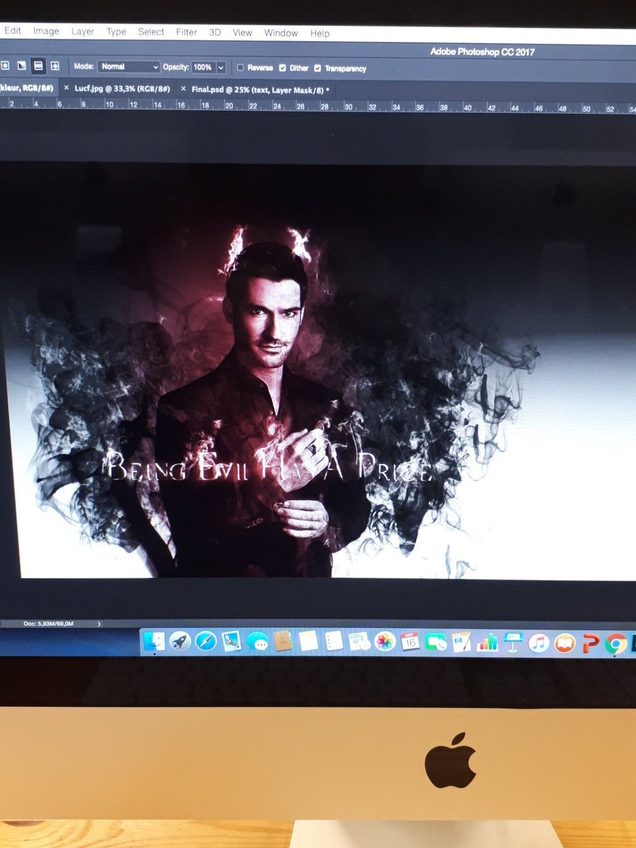 Akaryia's tweet photo. When you can finally do what you want in school 😈😈 #Lucifer @LuciferonFOX @tomellis17 https://t.co/6TFZ0j0MZo