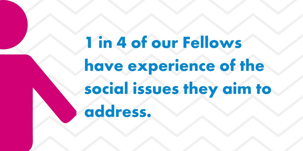 SchSocEnt's tweet photo. Because the people best-placed to tackle an issue are, probably, those with experience of it #SocImp #SocInn https://t.co/FRs9O88fGC