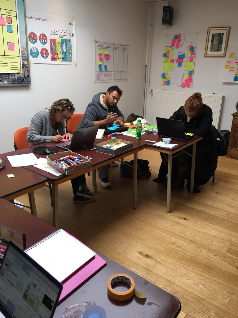 eduScrum training by <a href="/willywijnands/">Willy Wijnands</a>  to teachers from Spark schools South Africa , Sint Petersburg and Tartastan, Russia quik.gopro.com/v/2moyI5aQxK/ visit also <a href="/AshramCollege/">Ashram College</a> and talk with students about the Ashram way of teaching in the DNB and the exam 5 Havo classes.