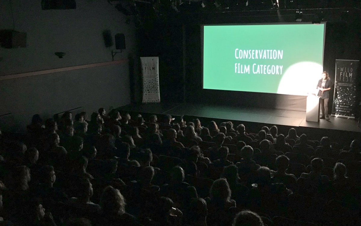 robbieoutside's tweet photo. A great first half of #wff2018 a fantastic effort from all of the @WildFilm_Fest team. Ready for the second half with the category Conservation. https://t.co/wExl9pgIxT