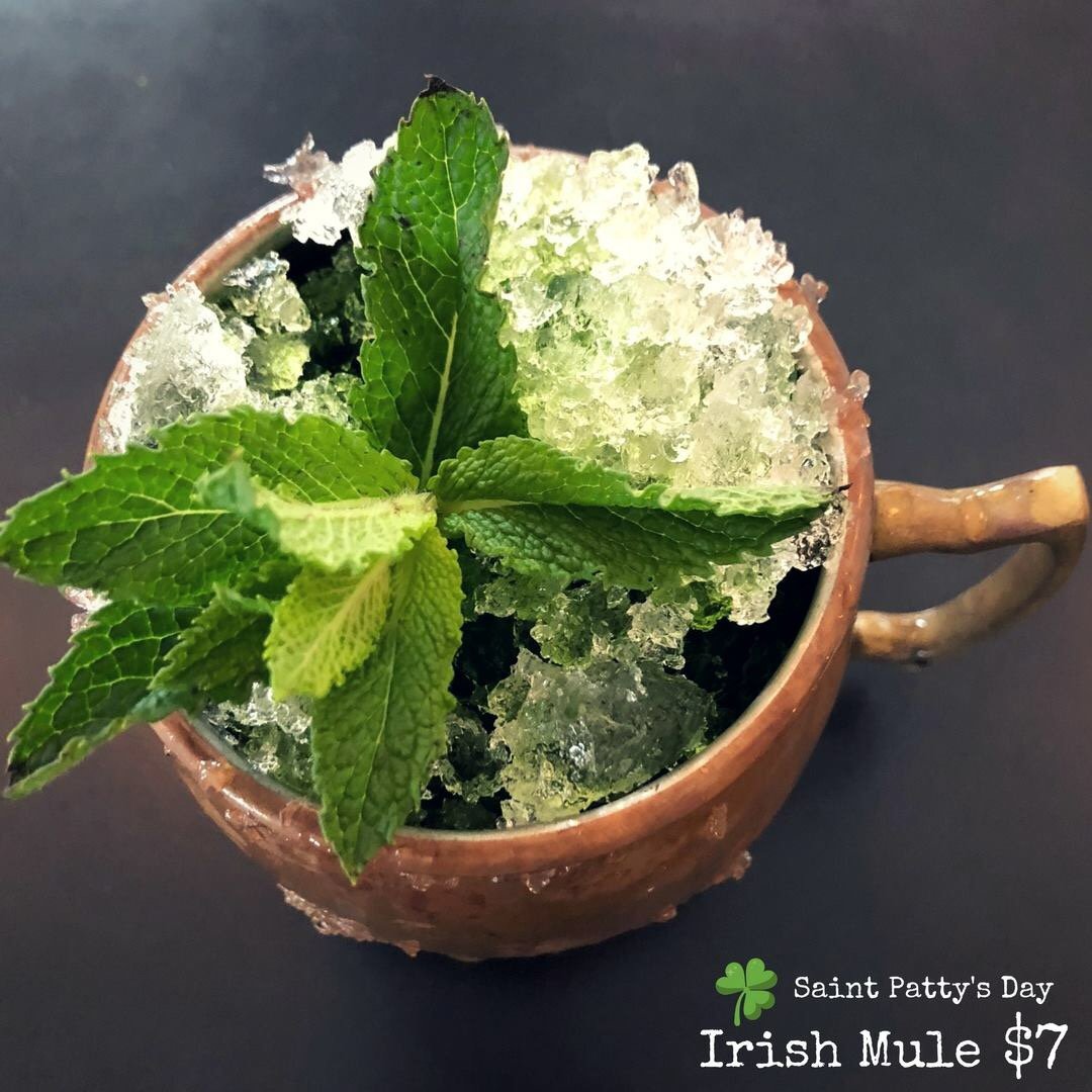 Happy Saint Patty’s Day 🍀
$7 Green Mules tonight! 🍹

#SPDspecials #irishfun #greenbeer