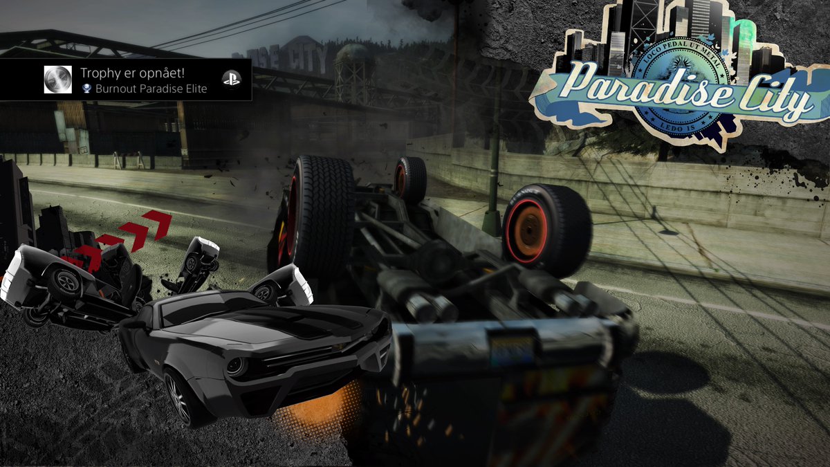 Sejefyr's tweet photo. Got the #Platinum again now on PS4 and what a great game, still gonna drive around :D #BurnoutParadise #PS4share https://t.co/nb1uYJKH1u