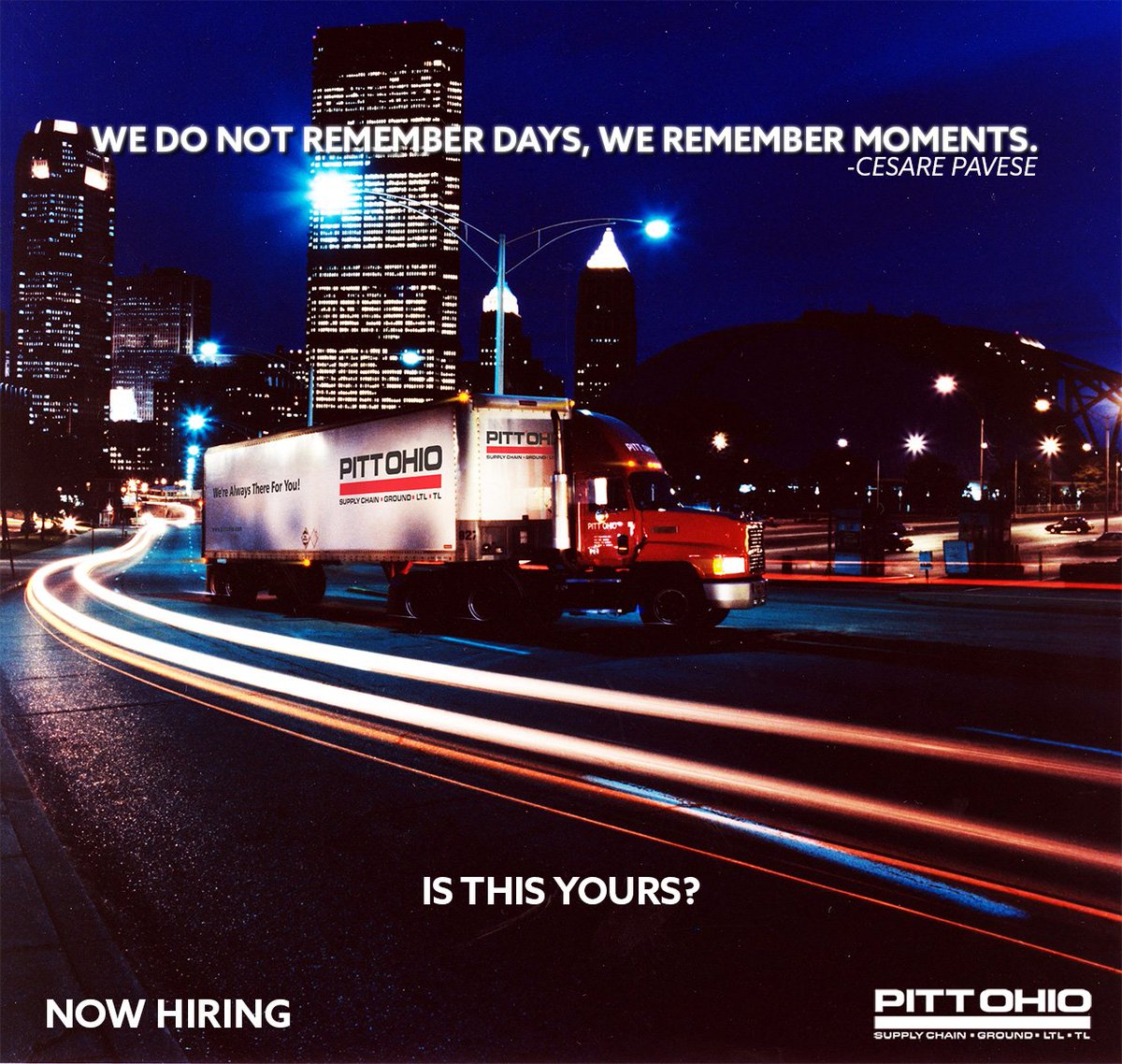 PITT OHIO on Twitter "Take a 'moment' to explore our career opportunities, it could be a