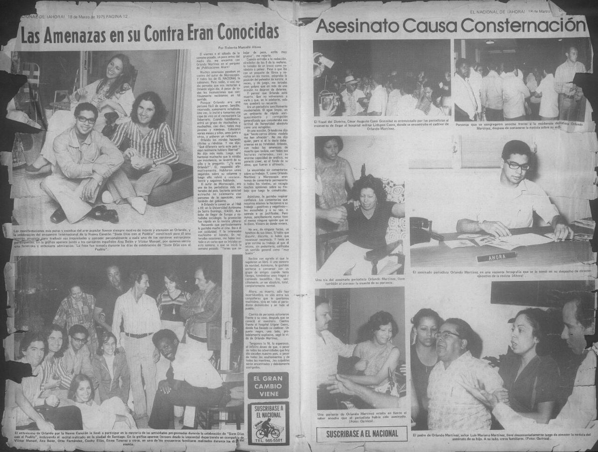 FALPOsfm's tweet photo. Hoy recordamos el Asesinato del Periodista y Militante Comunista Orlando Martinez a 42 años de aquel crimen de Estado seguimos clamando Libertad. #FinDeLaImpunidad #JusticiaParaVlady #NoMasImpunidad https://t.co/fdApYgIzzQ