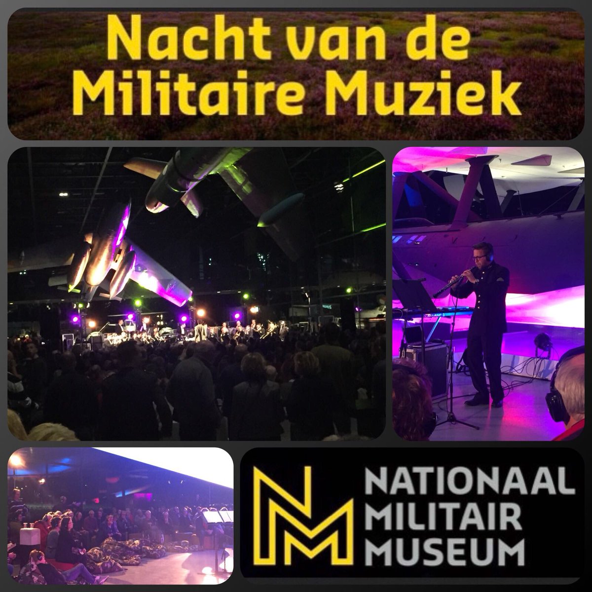 dennisluyt's tweet photo. ‘Music is the fuel to our souls’...Prachtige Nacht van de Militaire Muziek #NVDMM in het Nationaal Militair Museum, maar liefst 2800 bezoekers die deze avond in een prachtige entourage een andere kant van de krijgsmacht krijgen voorgeschoteld! https://t.co/Tp14UGVVYN