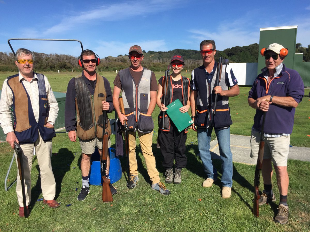 At the Upper Hutt Gun Club for some Skeet shooting. Beautiful day here