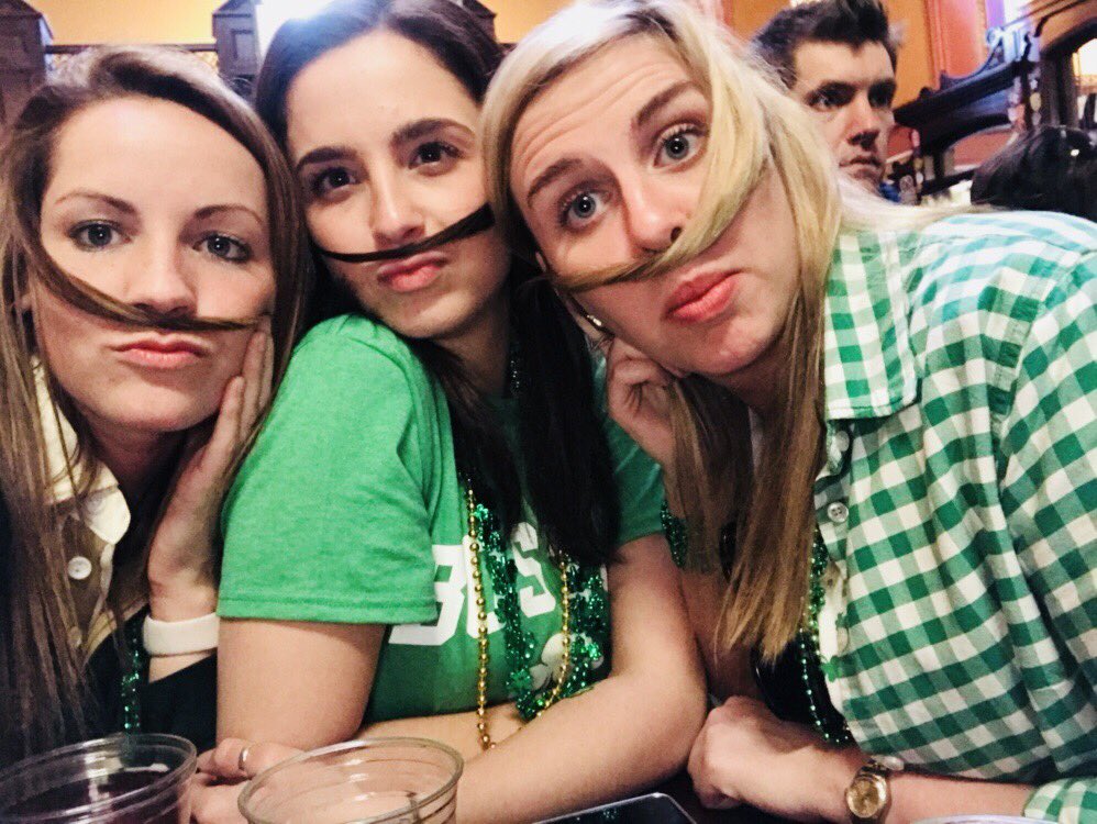 brizzybreeze8's tweet photo. Happy Saint Patrick’s Day! @GuinnessUS #StacheForCharity https://t.co/yRVCaHoCcq