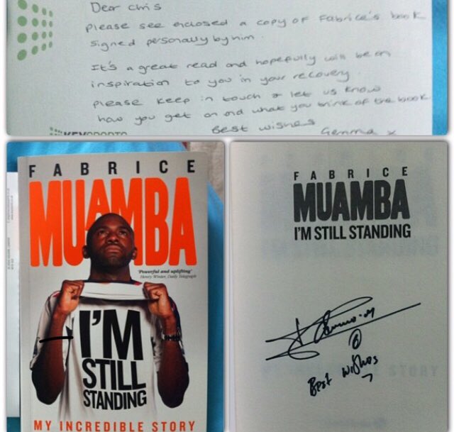 MrBrightside_32's tweet image. Forget St Patrick’s Day, This is what we celebrate today...the strength of a hero! 🙏🏻💙 if you know my story you’ll know how much of a role model &amp;amp; inspiration this guy has been to me #PrayForMuamba #ForeverGrateful @fmuamba