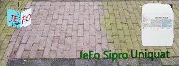 JeFo Sipro Uniquat

Groene aanslag op tegels, hout en kunststof ? 
Gebruik JeFo Sipro Uniquat.
En de groene aanslag verdwijnt als sneeuw voor de zon.
Zonder schrobben en zonder hogedrukreiniger.
Interesse neem gerust contact met mij op.