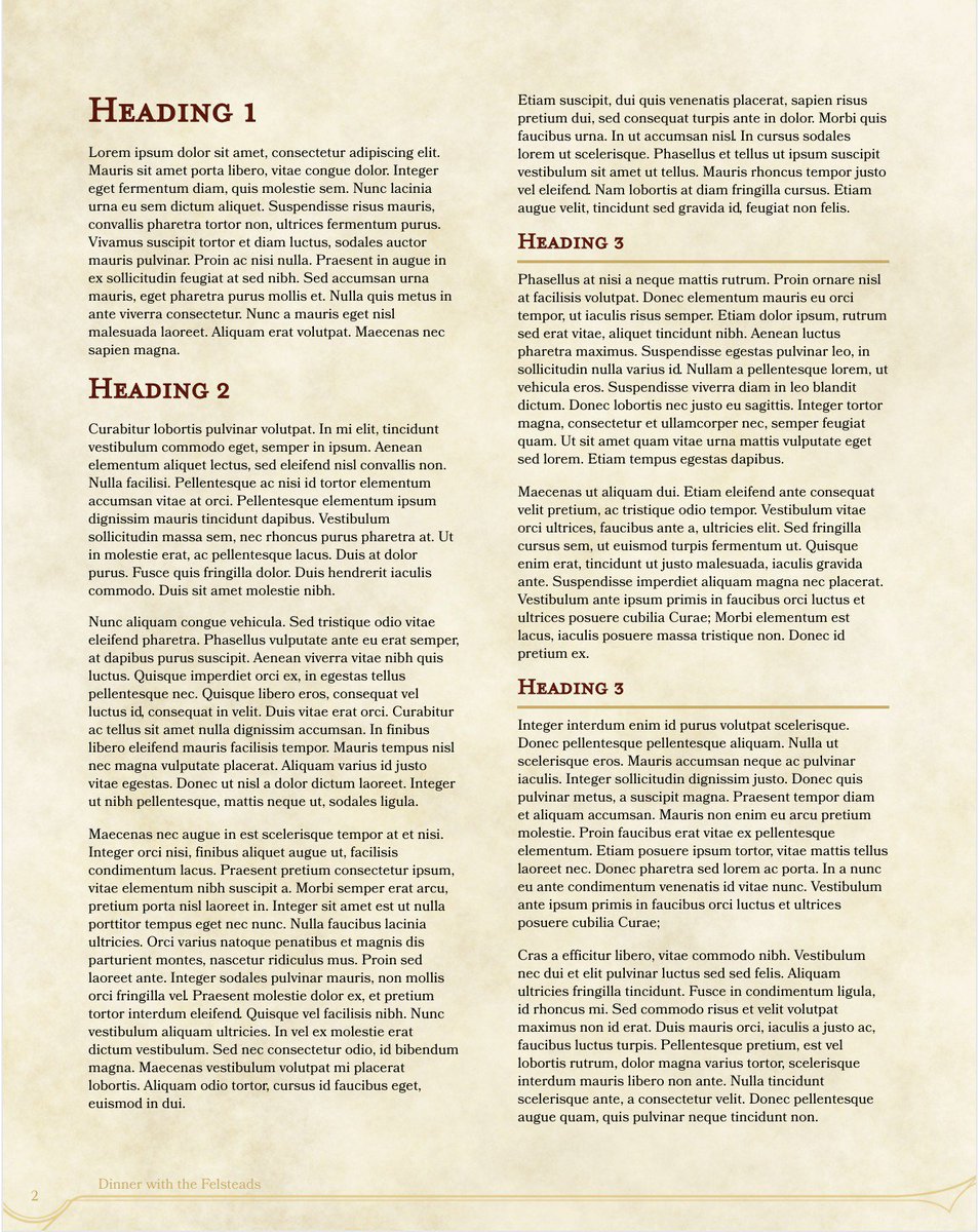 rpgauthorapp's tweet photo. Want to feel like a professional layout designer (#layouter?) publishing your #tabletop #rpg #adventures? Our latest page layout feature will have you feeling like a pro without the all the requirements! #DnD #dnd5e #DMsguild
Try Free - https://t.co/NYIdb9tEdH
🐉⚔️💎🎲 https://t.co/2qQh0YaNqE