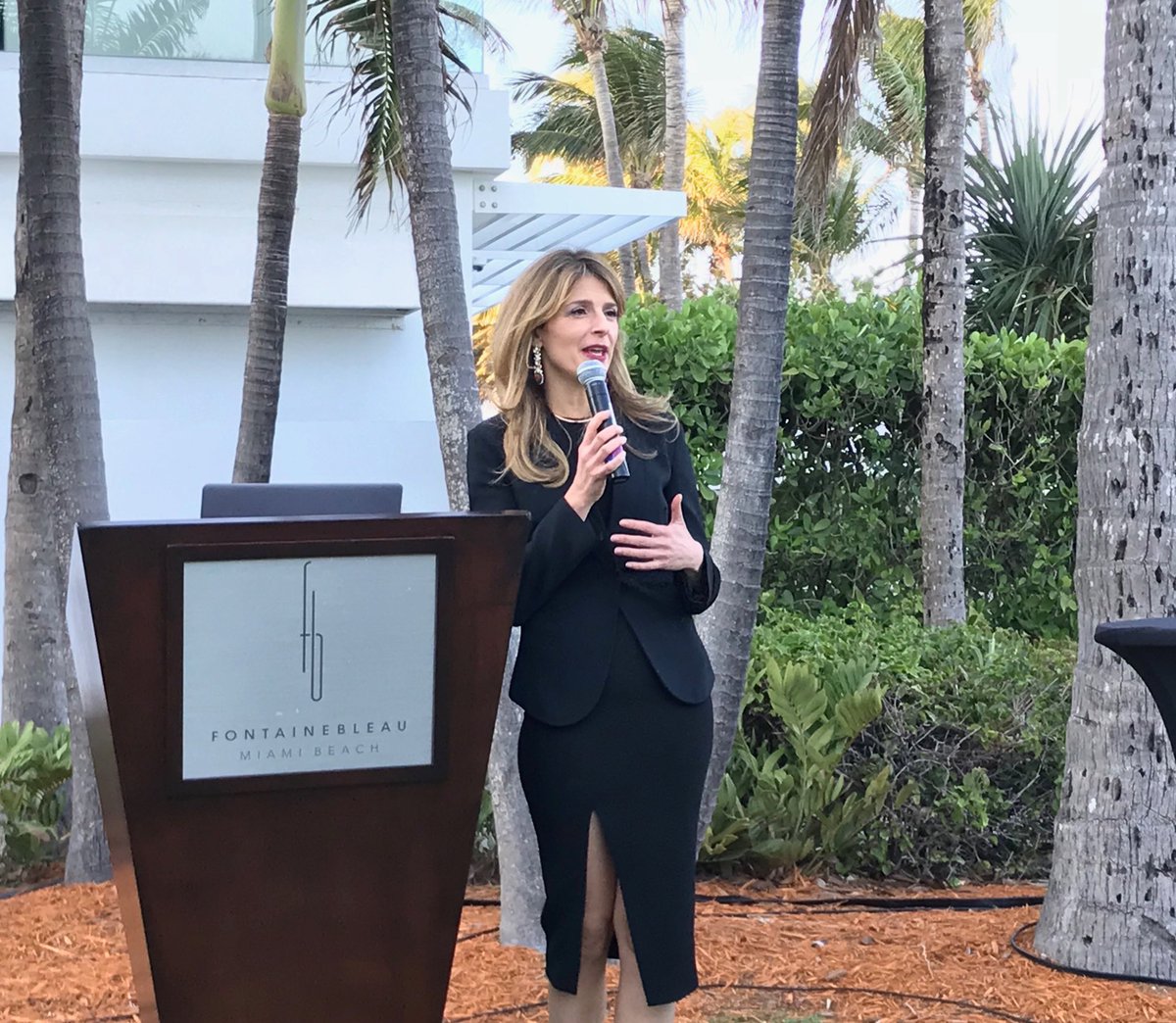 rachelmooremd's tweet photo. @PopovVioleta teaching @Fontainebleau dinner symposium at Flexible Endoscopic Surgery meeting #obesity https://t.co/7jYeWAL5bQ