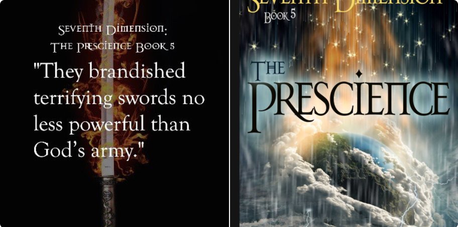 amzn.to/2A1QBBT  New #Christianfantasy #RomanceReaders Seventh Dimension - The Prescience  #ReligiousFantasy