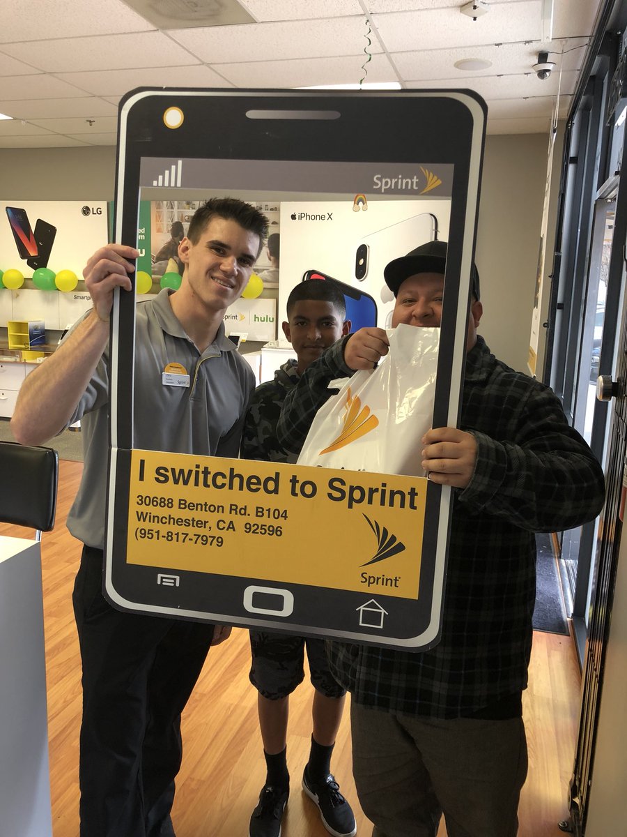 More happy customers <a href="/SprintBentonRd/">Sprint French Valley</a> switched over from AT&amp;T 4 lines <a href="/mwallen10000/">Michael Allen</a> <a href="/ArijSheikh/">Arij Sheikh</a> <a href="/KristianAllos/">Kristian Allos</a> @jalene_garcia <a href="/SDMikeE1331/">mike eccher</a>