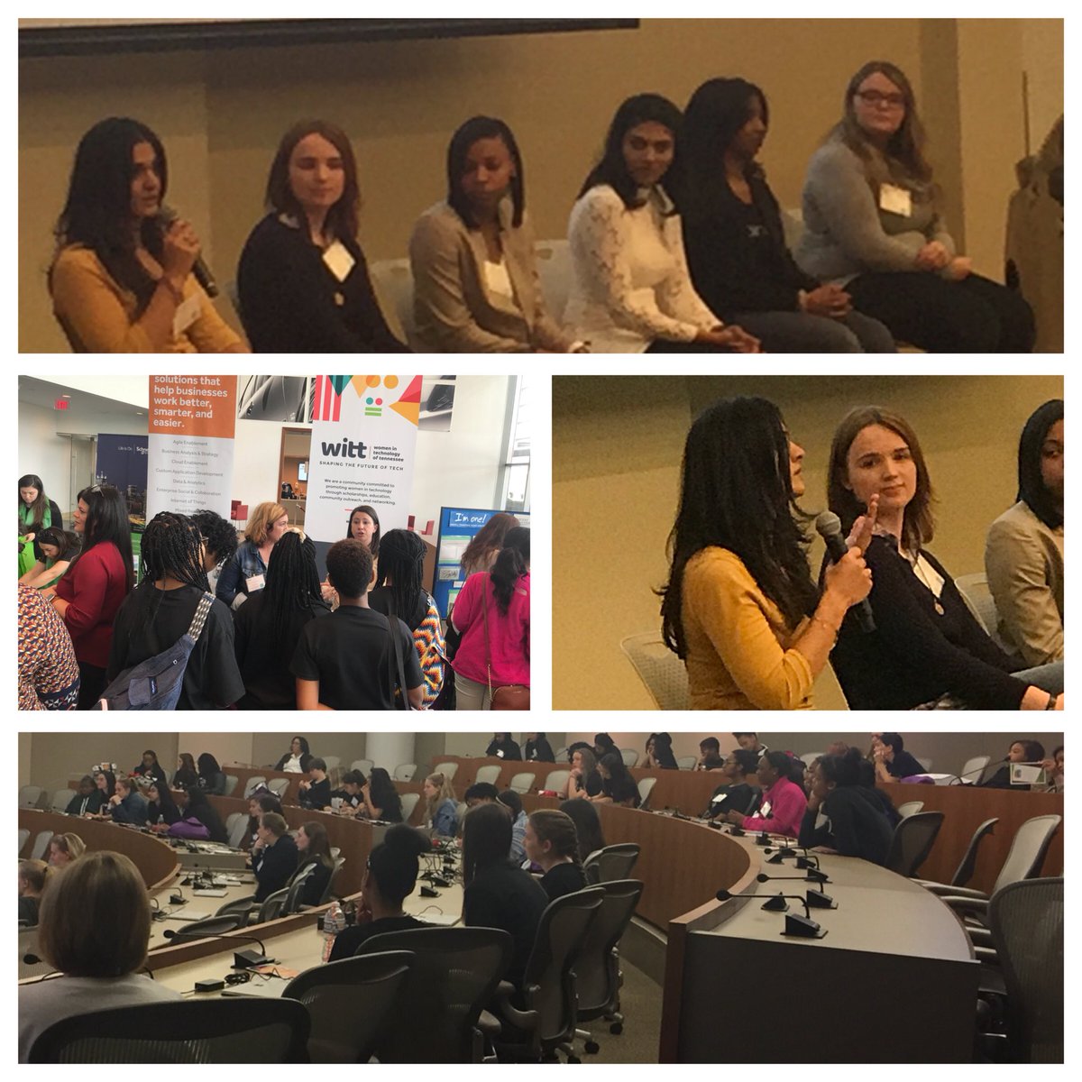 JoumanaRahime's tweet photo. I had the honor today to speak at the @microsoft #digigirlz event! Amazing panel to be part of in a room full of passionate young STEM girls! Inspiring girls to pursuit STEM fields is a mission of mine @my1stCode @WiTTNashville https://t.co/dOIdPPbwqD