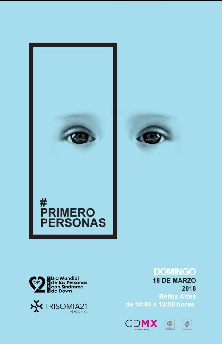 trisomia21_mex's tweet photo. Nos ayudas a DIFUNDIR por favor
#DiaMundialdelasPersonasconSindromedeDown en la #CDMX mañana 18 de Marzo en Bellas Artes a las 10am #PrimeroPersonas #DMSD #DMSD18 #DMSD2018 #WDSD https://t.co/dEeqgoL3fd