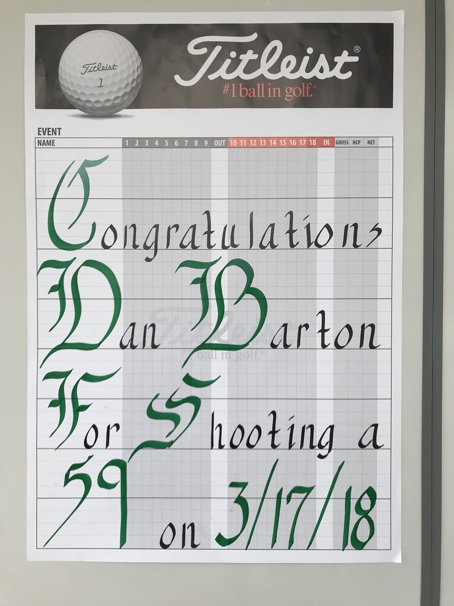 GermantownCC's tweet photo. Congratulations to our 2018 Whack A Hack Winners! Also a huge round by Dan Barton with the 59! Impressive round even if it was from the red tees! https://t.co/t6RPsPzeSs