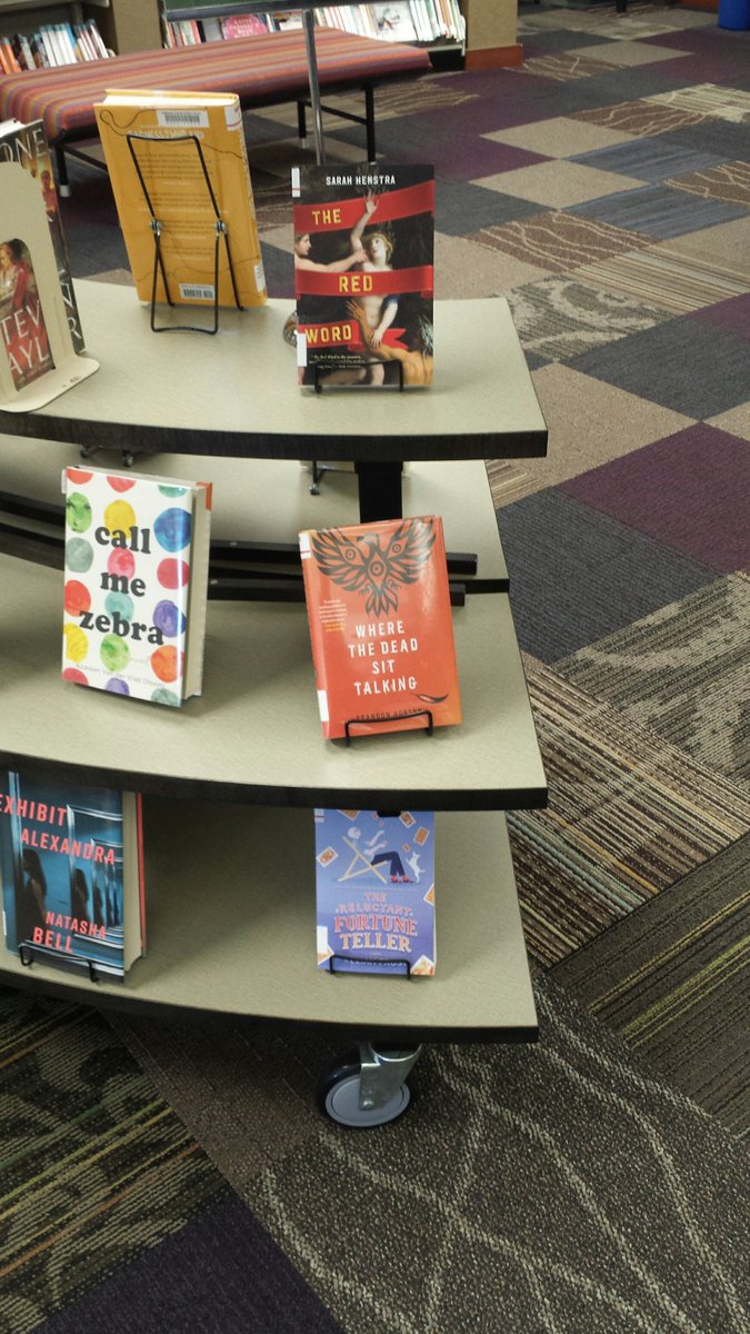 WestwardWallace's tweet photo. Brandon and pals
Th New Books display @ th entrance f th Golden Public Library
already catalogued & envoloped n a protective plastic sleeve
ready fr its 1st borrower
such a sunny Saturday out on Clear Creek
just
jt
#JestforFun https://t.co/QPpNfrg0gB @bwhobson https://t.co/4eyvJZmP8K