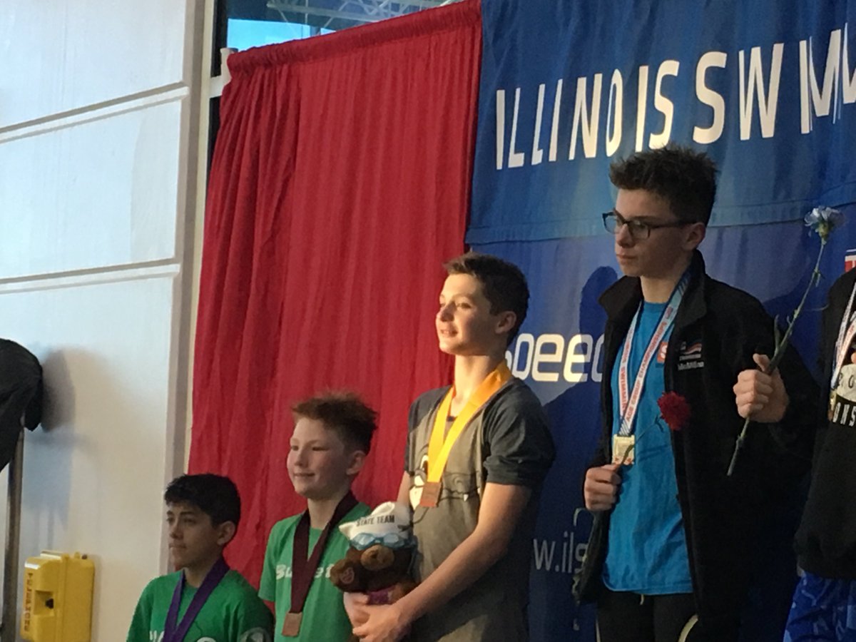 GAswim's tweet image. Jacob G races to another 4th place finish in the 11-12 100 FR at IL Age Grp Champs. #hardworkpaysoff #scoringpoints