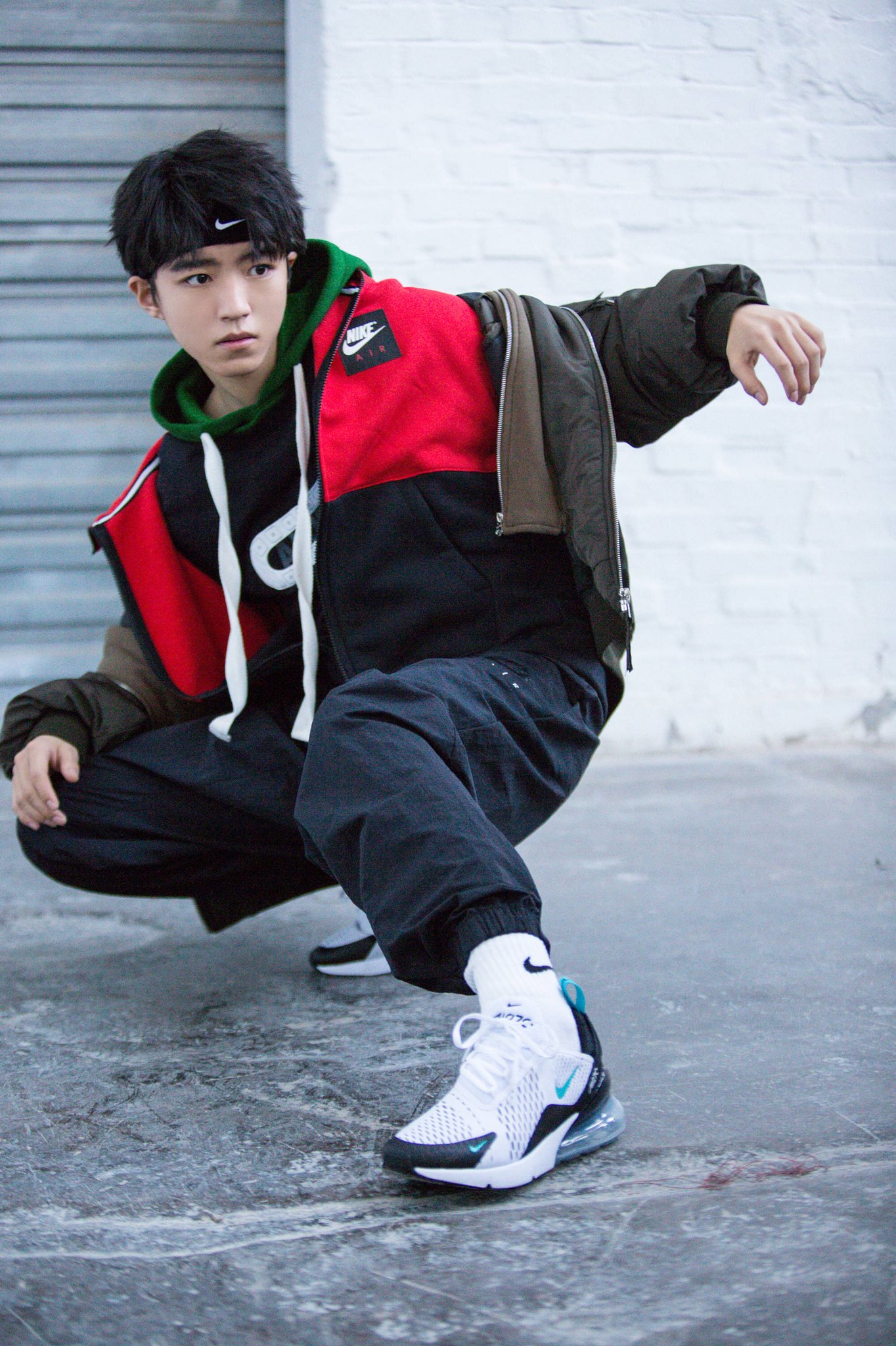 cdrama tweets X Karry Wang for Nike he designed a pair of Nike Air Max Zero for the brand wangjunkai karrywang tfboys https t 7yMMf4L0hj X