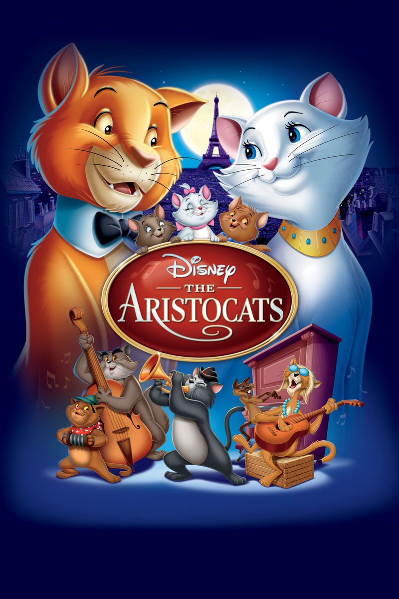 13. 아리스토캣(The AristoCats, 1970) 이쯤에서 귀여운 거, 귀여운 거 봅시다 캐릭터들 모두가 사랑스런 작품이죠 Ev'rybody Wants to Be a Cat https://youtube.com/watch?...