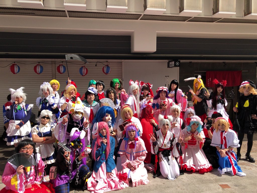 浪 على تويتر 東方コスプレイヤーさん集合写真 Inストフェス18 T Co Geiioncjul تويتر