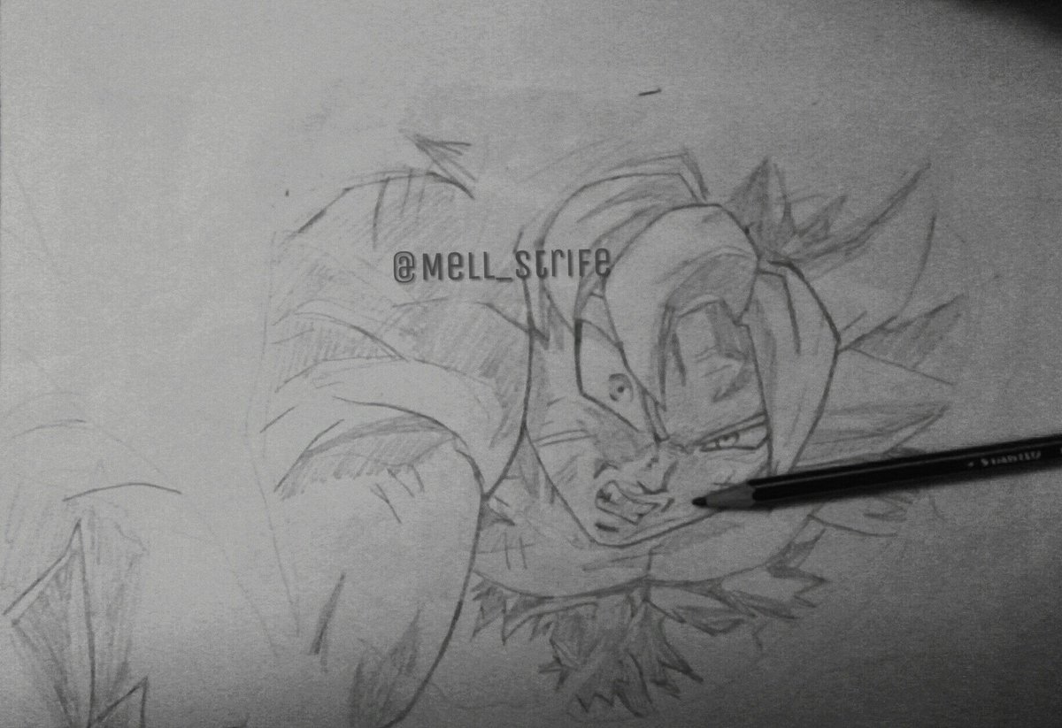 Mell_Strife's tweet photo. My Draw of Dragon Ball Super✨ #DragonBallSuper #DragonBall #fanart #drawing #130 #Capitulo130   
#episode130 #gokuvsjiren #Goku #anime https://t.co/bRatYHsdL7