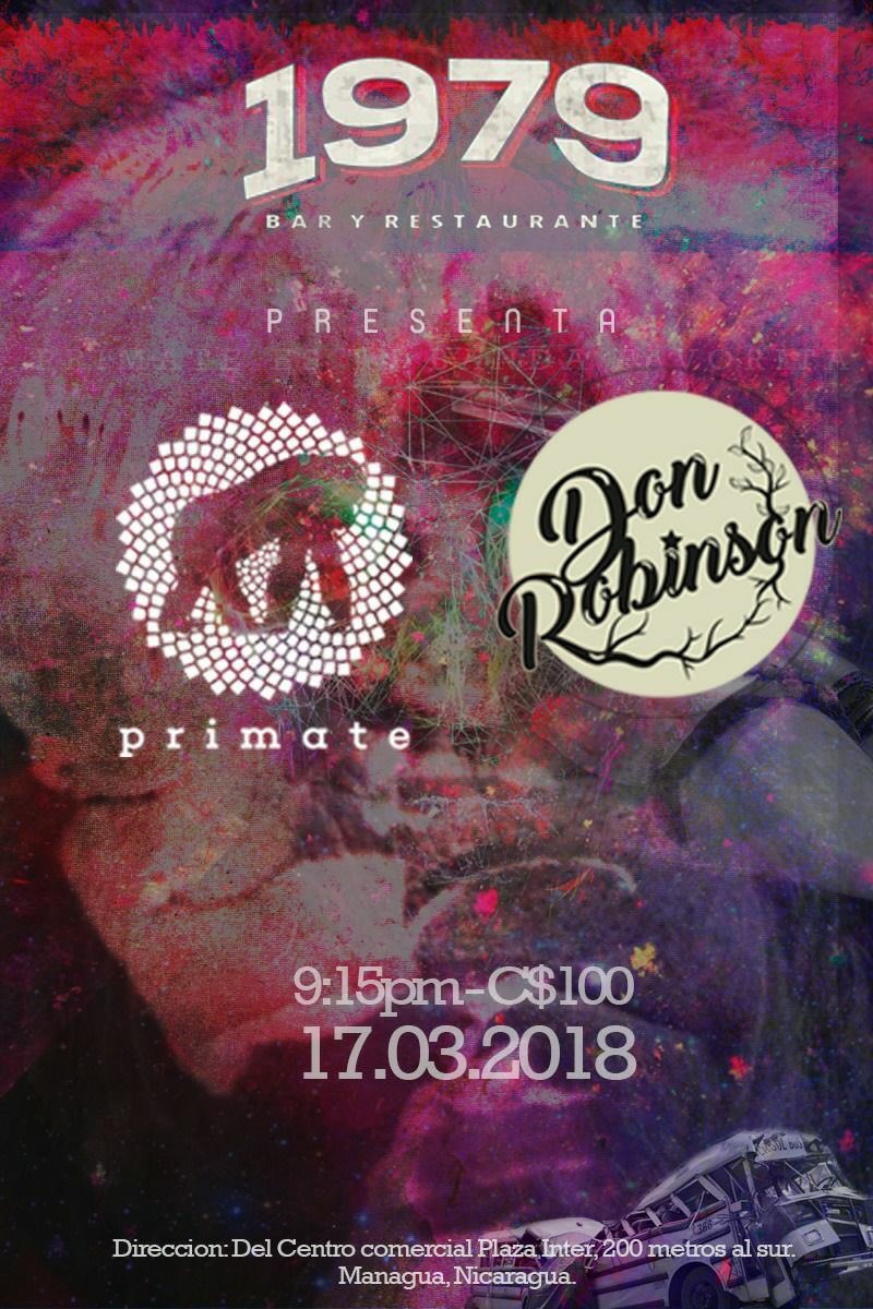 Que onda nos vemos en 2 horitas pues en la noche Don Primate Robinson junto a <a href="/PrimateRock/">Primate</a> cover C$100