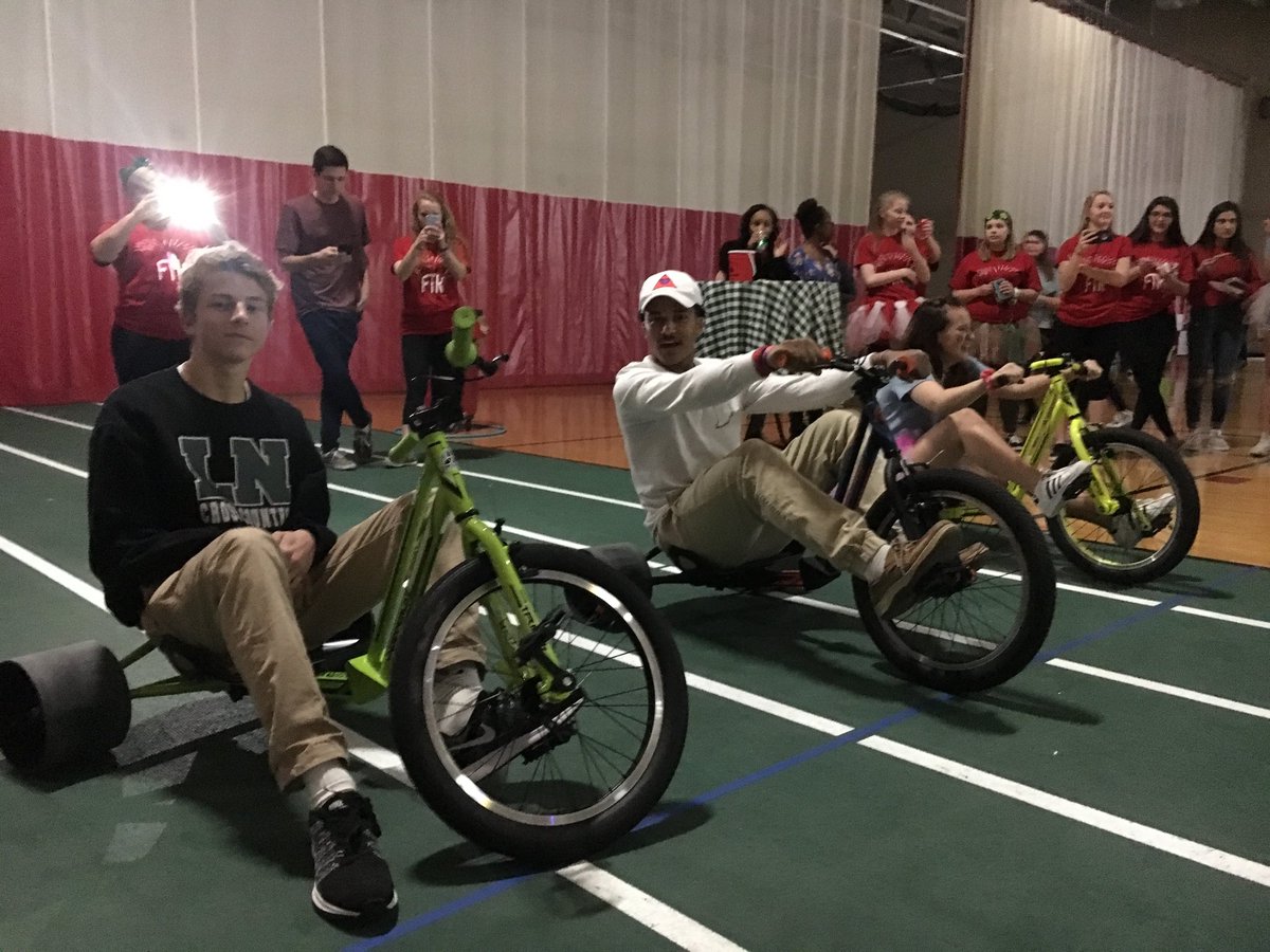 <a href="/LNDanceMarathon/">Lawrence North Dance Marathon</a> trike bike race FTK!  Great kids having tons of fun.  Great times LN!  #GoCats