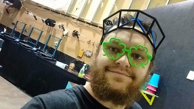 Lance wishing everyone a Happy St. Patrick’s Day in his 3D printed shamrock shades🍀😎 #createcafe3d #yxe #3dprinting #stpatricksday ift.tt/2HKkw23