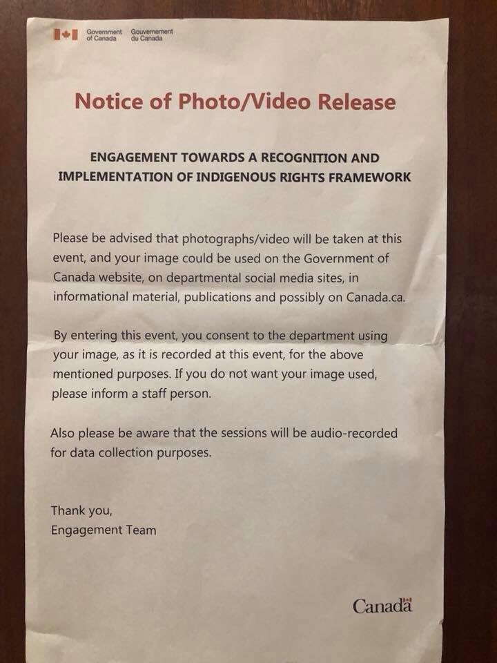 RussDiabo's tweet image. Lol, @Min_CIRNA is collecting photos &amp;amp; videos of First Nation Peoples while she peddles "Trudeau's Law" across Canada! You can be a poster image for PMJT's White Paper 2.0 #TerminationPlan