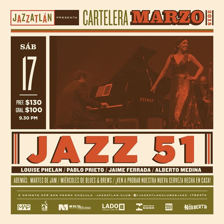 Aquí en @SnPedroCholula esta noche para tocar en @JAZZATLAN1 con @pabloprietojazz, Beto Medina y Jaime Ferrada! Los esperamos!! #Jazz51 #MusicWithFriends