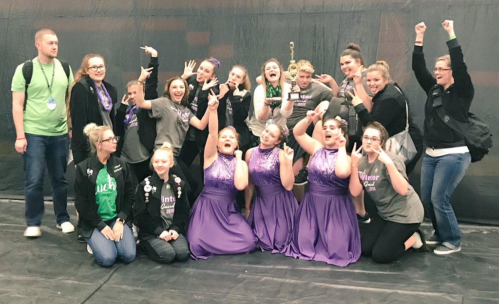 Auttyjane's tweet photo. Congratulations EC WG 1st place out of 9 with a new program high score of 79.1! #WeAreEC #roadtochampionships @edmonsonvoice @ECWildcatBand https://t.co/B0YufAAnOB