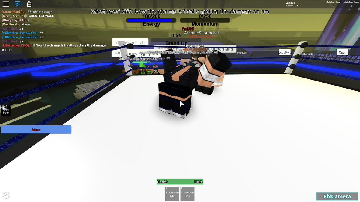 Afterwards, the most anticipated match since the hiatus FINALLY took place. The XOX Champion, 'The Sinner' Kyran White took on Christopher Cage in a teeth clinching match up! Most people weren't expecting Kyran to put up a fight, however he put up a valid effort, only to lose.