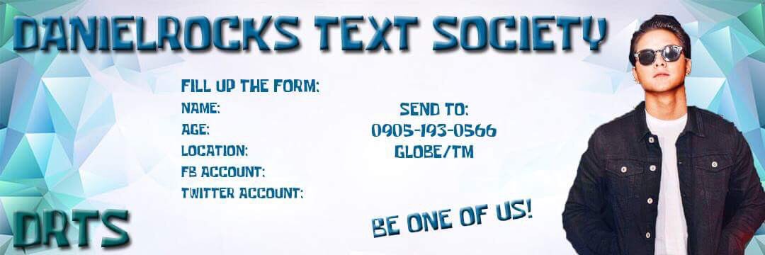 Official_DRTS's tweet photo. Hey guys! Hands Up. 🙌
Wants to join DanielRocks Text Society?? Please see the form. @imdanielpadilla https://t.co/t1j3hgPfAp