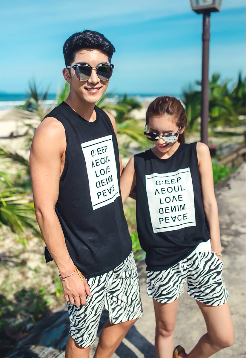 ট ইট র Shebeach おそろコーデで距離も縮まるトップス パンツセット Coming Soon T Co I9buslypvr Shebeach シービーチ 水着 ビキニ ビーチ リゾート 夏 オソロ ゼブラ柄 タンクトップ カップル ペアルック 可愛い オシャレ 韓国