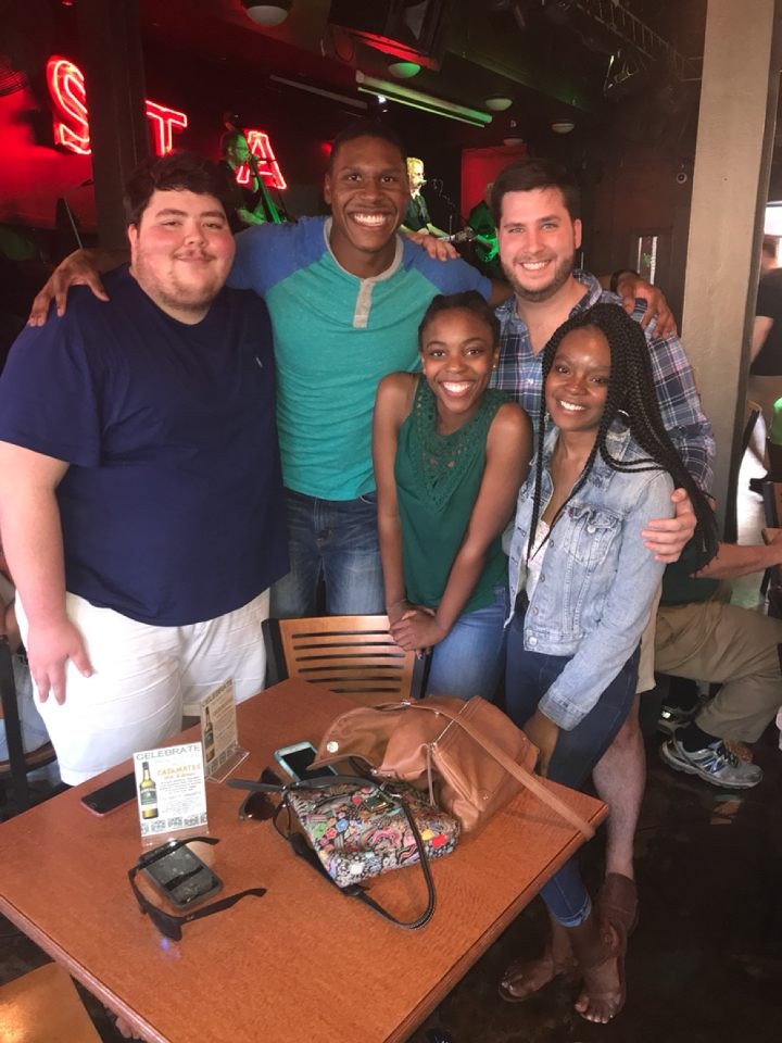 DJermealM's tweet photo. Happy St. Patty's Day from the #OG15 crew. @jalishatoy @JesseACochran @DanieVictoria https://t.co/iXPqXGN3W1