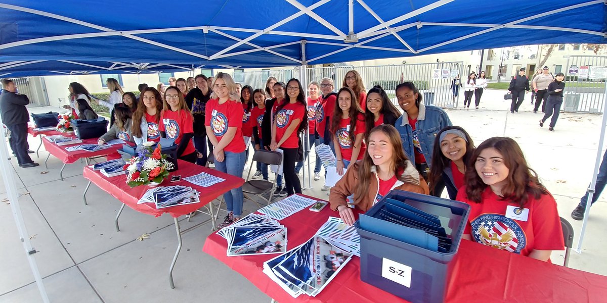 Wolfpackadmin's tweet photo. #kinghighremembers 2018 was inspiring. Thank you to all of the participating #Veterans , students, teachers and volunteers! #rusd #MLKwolves @gdmlk https://t.co/VVmfbN3ir6