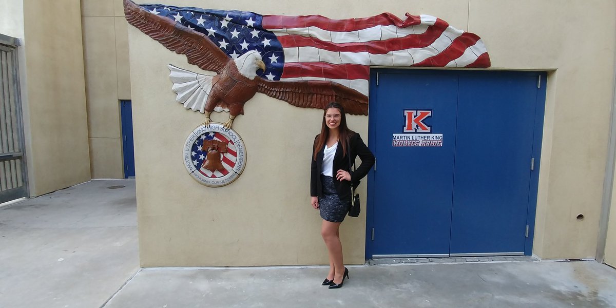 Wolfpackadmin's tweet photo. #kinghighremembers unveiled an inspiring ceramic frieze designed and created by our amazing students under the direction of Mr. Roll! Great work #MLKwolves! #rusd @gdmlk https://t.co/aibUeJHHiq