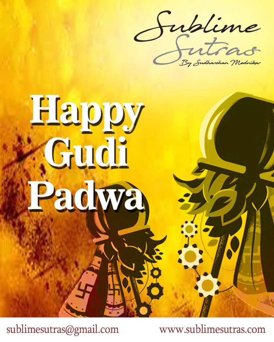 sublimesutras's tweet photo. https://t.co/PASFetae1j
#GudiPadwaCelebration
#Festival
#HappyUgadi
#GudiPadwa2018
#HappyGudiPadwa
#GudiPadwaFestival https://t.co/vpxqXtO1P7