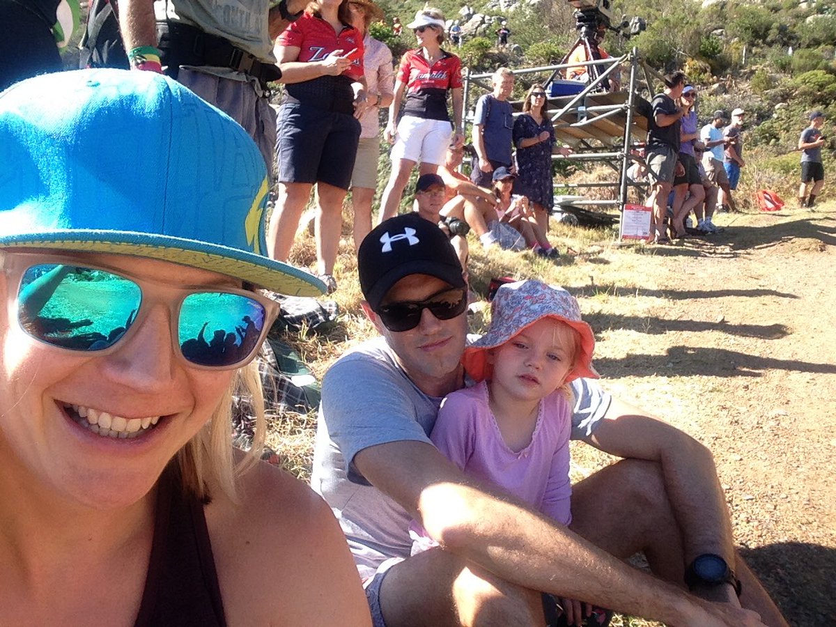 KateSlegrova's tweet photo. Whole family Supporting my clients &amp; friends this morning @CapeEpic #Prologue #bestview #goodluck #cycletraining https://t.co/dfJMFcICWm