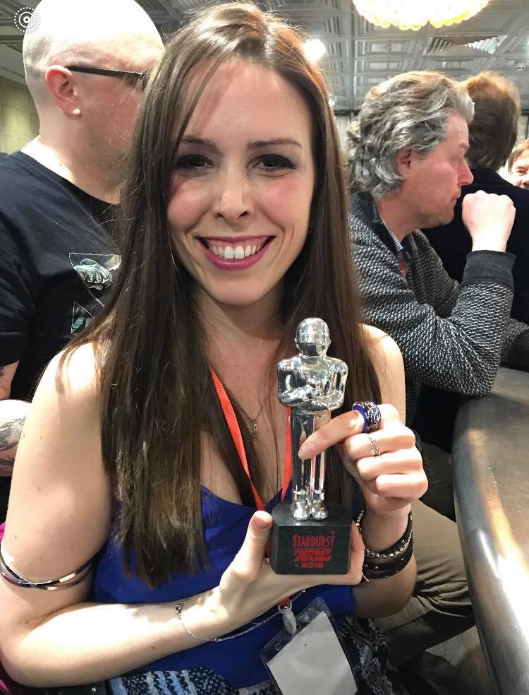 DanielJBrant's tweet image. Congratulations to @FrancescaLWhite for winning last night's Performance Award at the Starburst Media City Festival for her role in "Dead Meet." Given all the time and work you put in to our little film, I think it was well-deserved!