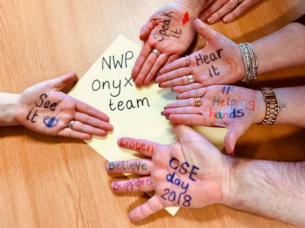 NWPolice's tweet photo. As part of #CSEday18, we will be issuing posts with information about child sexual exploitation to spread #CSEawareness. Learn more about CSE on our website: https://t.co/2pJ4ngVGmU 
Follow @NwpOnyxTeam to find out what they've been doing this week to help people to #SpotTheSigns https://t.co/bzx2f0zTr2