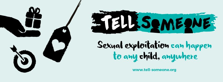 worcscc's tweet photo. Today is Child Sexual Exploitation Awareness Day.

We've been supporting the @WestMercia_CSE #TellSomeone campaign all week with a series of videos. To view them now, check out our YouTube channel: https://t.co/I7FQAPJsof

To find out more go to https://t.co/9NJWHZtdeh. https://t.co/rCBv21KyC7