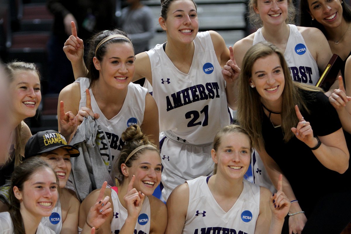 PBenida's tweet image. Amherst NCAA Division III women’s basketball national champions.  View photo gallery at postbulletin.com/gallery/photos…