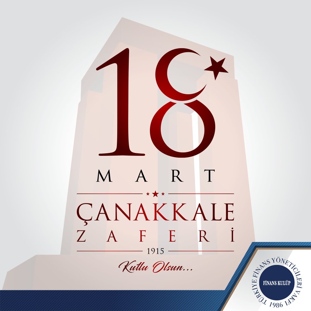 Çanakkale Zaferi’nin 103. yılında tüm şehitlerimizi saygıyla anıyoruz.