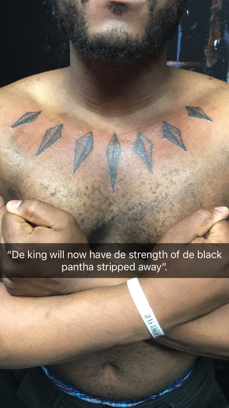 Neck black panther tattooTikTok Search